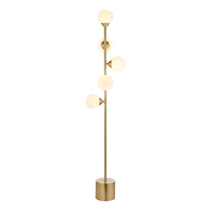 Endon 106756 - Candeeiro de pé OTIS 5xG9/3W/230V dourado