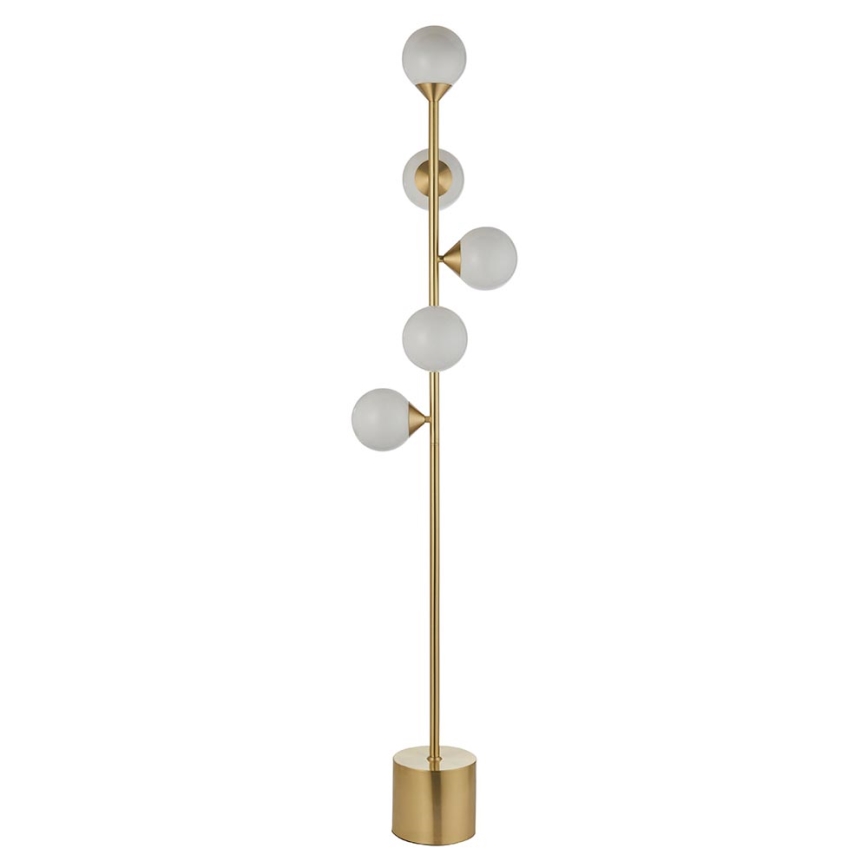 Endon 106756 - Candeeiro de pé OTIS 5xG9/3W/230V dourado