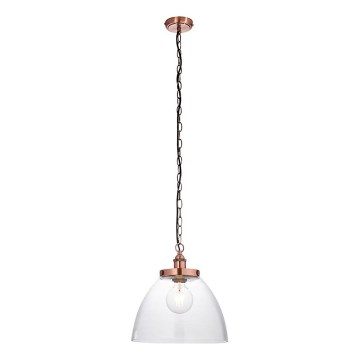 Endon 106895 - Lustre com corrente HANSEN 1xE27/10W/230V cobre