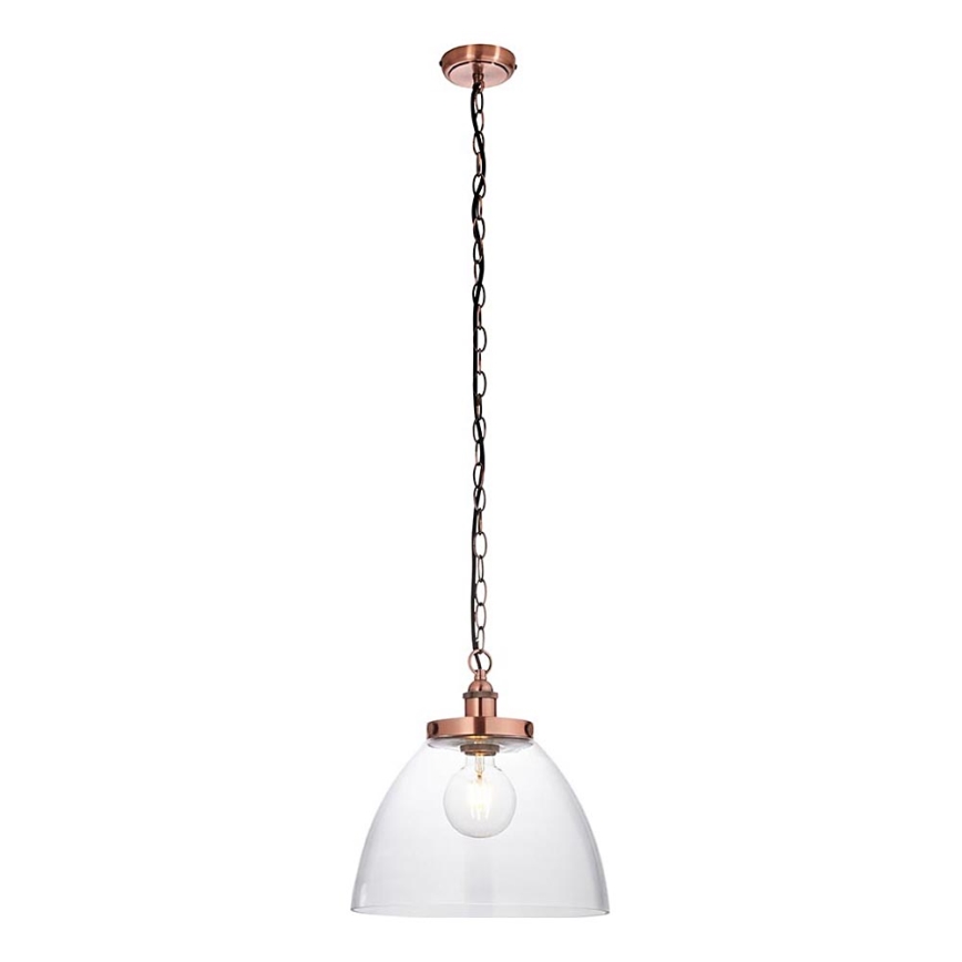 Endon 106895 - Lustre com corrente HANSEN 1xE27/10W/230V cobre