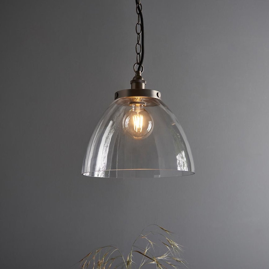 Endon 106896 - Lustre suspenso por corrente HANSEN 1xE27/10W/230V cromo mate