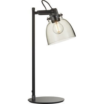 Endon 107012 - Candeeiro de mesa URBAN 1xE27/10W/230V preto/fumê