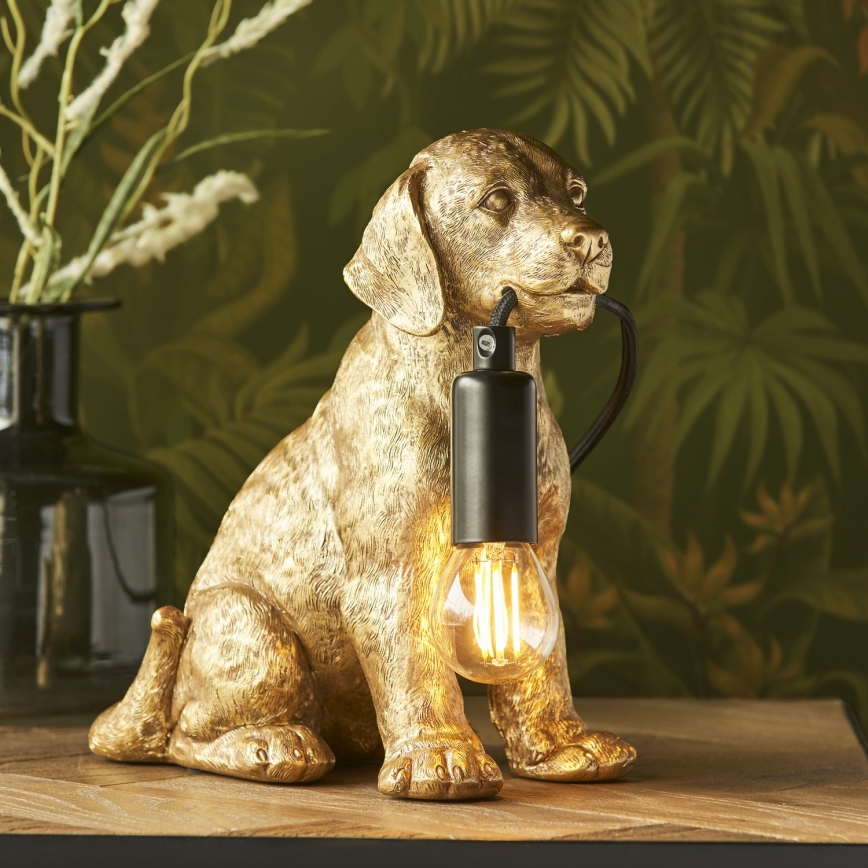 Endon 107364 - Candeeiro de mesa PUPPY 1xE14/7W/230V dourado