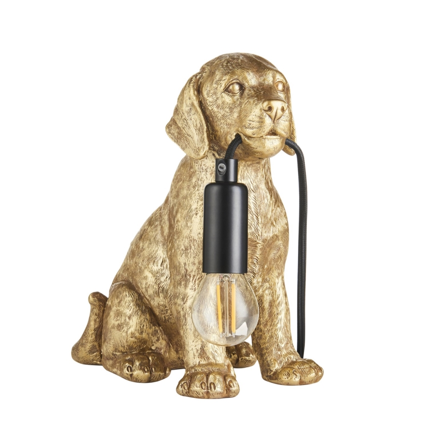 Endon 107364 - Candeeiro de mesa PUPPY 1xE14/7W/230V dourado