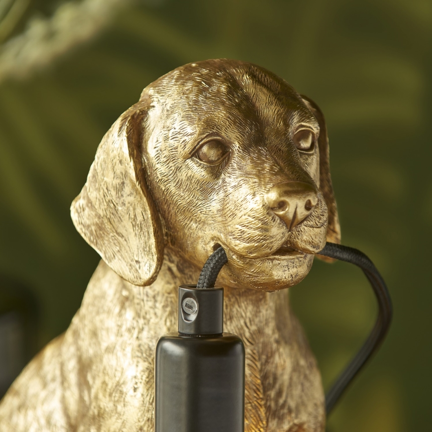 Endon 107364 - Candeeiro de mesa PUPPY 1xE14/7W/230V dourado