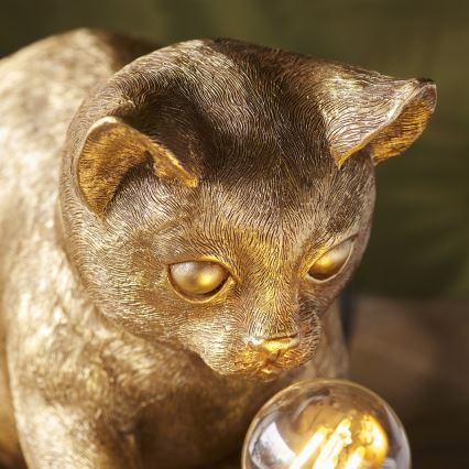 Endon 107389 - Candeeiro de mesa KITTEN 1xE14/7W/230V dourado