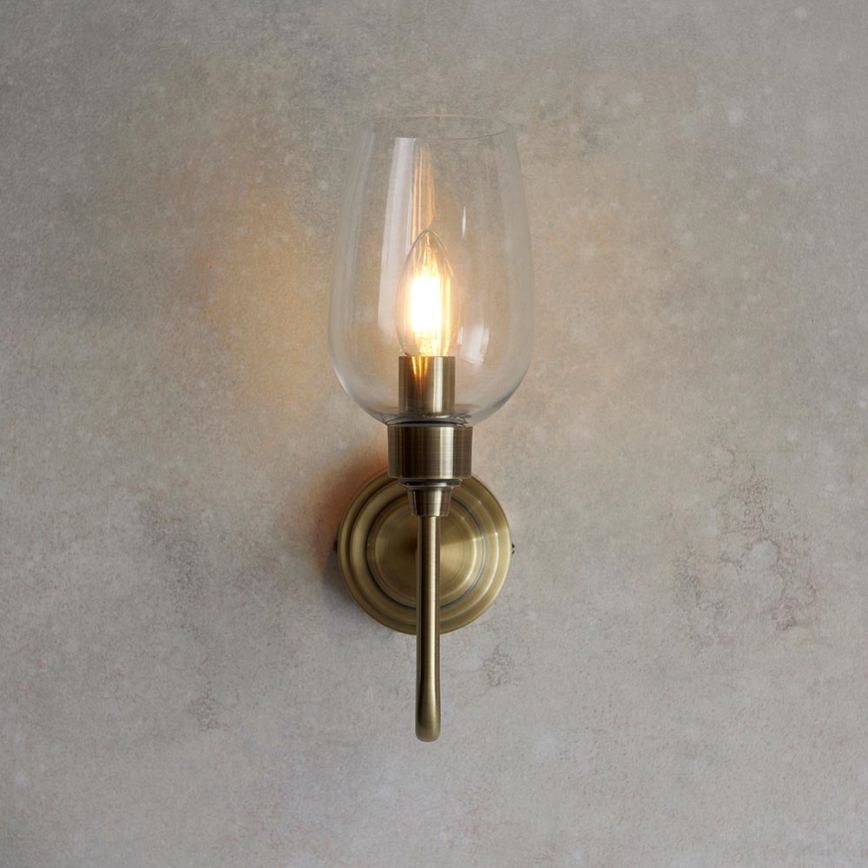 Endon 107792 - Iluminação de parede STOURTON 1xE14/6W/230V latão