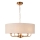 Endon 110727 - Lustre com corrente HIGHCLERE 8xE14/40W/230V bege/latão Ø 70 cm
