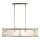Endon 110945 - Candeeiro suspenso RIDGETON 4xE14/6W/230V latão/transparente