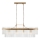 Endon 112573 - Candeeiro suspenso MARIETTA 4xE14/6W/230V latão/transparente