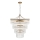 Endon 112576 - Candeeiro suspenso MARIETTA 16xE14/6W/230V latão/transparente