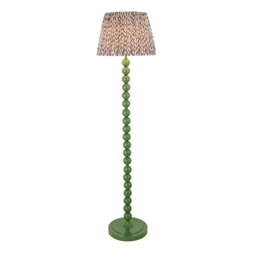 Endon 114634 - Candeeiro de chão HIGGLEDY 1xE27/10W/230V verde/cinzento