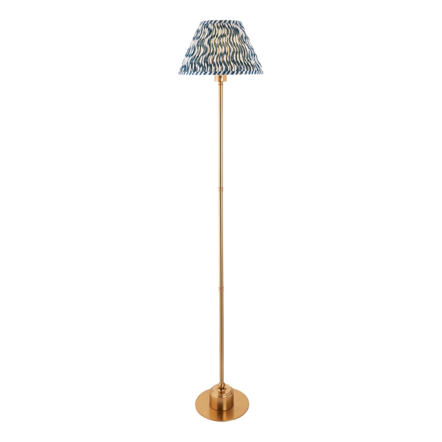 Endon 114778 - Candeeiro de chão LED com regulação BURLEY LED/1,5W/5V 3600 mAh latão/azul