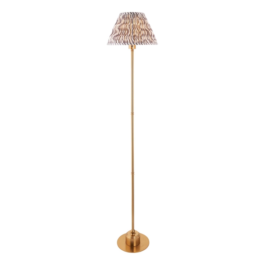 Endon 114785 - Candeeiro de chão LED com regulação BURLEY LED/1,5W/5V latão/cinzento