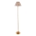 Endon 114785 - Candeeiro de chão LED com regulação BURLEY LED/1,5W/5V latão/cinzento