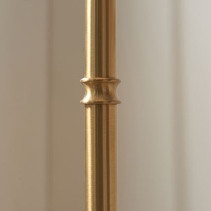 Endon 114785 - Candeeiro de chão LED com regulação BURLEY LED/1,5W/5V latão/cinzento