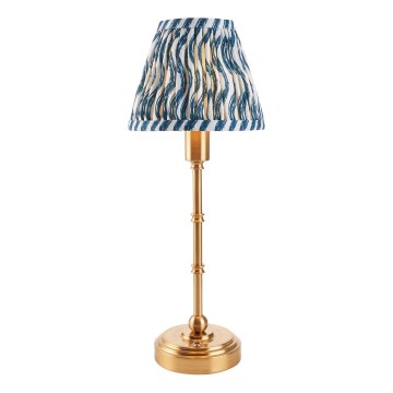 Endon 114796 - Candeeiro de mesa LED com regulação BURLEY LED/1,5W/5V latão/azul