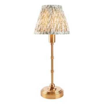 Endon 114800 - Candeeiro de mesa LED com regulação BURLEY LED/1,5W/5V latão/verde