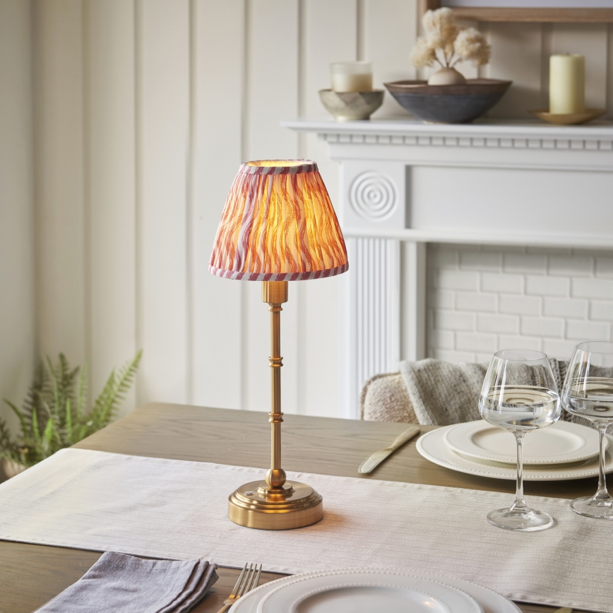 Endon 114804 - Candeeiro de mesa LED com regulação BURLEY LED/1,5W/5V latão/rosa