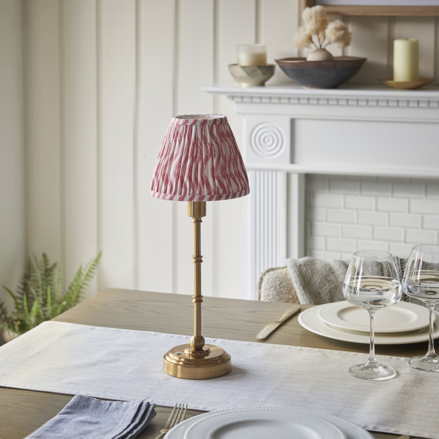 Endon 114804 - Candeeiro de mesa LED com regulação BURLEY LED/1,5W/5V latão/rosa