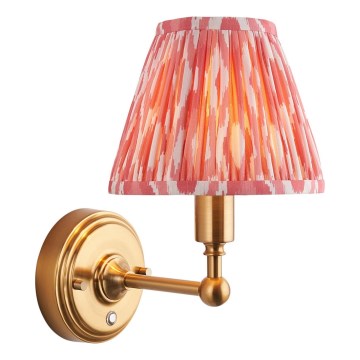 Endon 114817 - Candeeiro de parede LED com regulação BURLEY LED/1,5W/5V latão/rosa