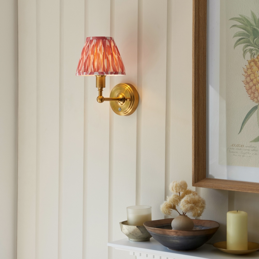 Endon 114817 - Candeeiro de parede LED com regulação BURLEY LED/1,5W/5V latão/rosa