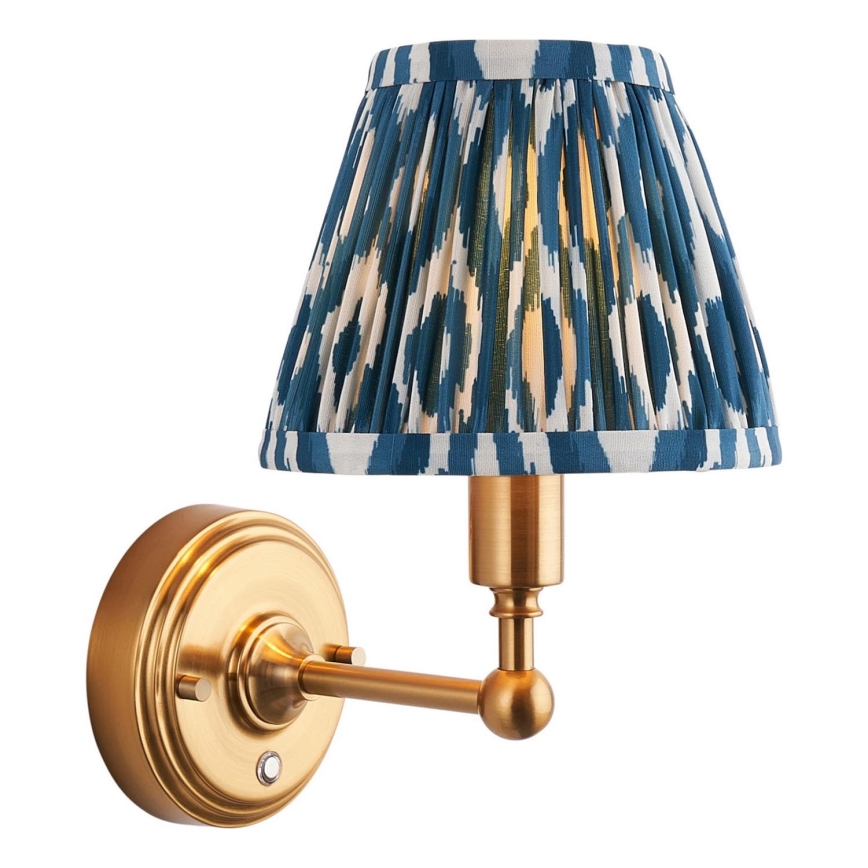 Endon 114827 - Candeeiro de parede LED com regulação BURLEY LED/1,5W/5V latão/azul