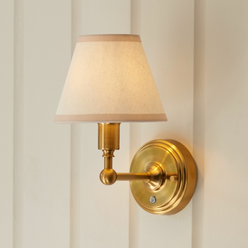 Endon 114830 - Candeeiro de parede LED com regulação BURLEY LED/1,5W/5V latão/creme