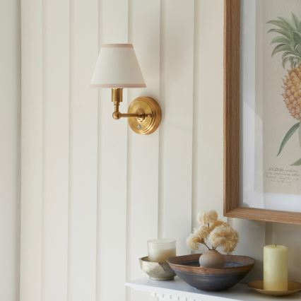 Endon 114830 - Candeeiro de parede LED com regulação BURLEY LED/1,5W/5V latão/creme