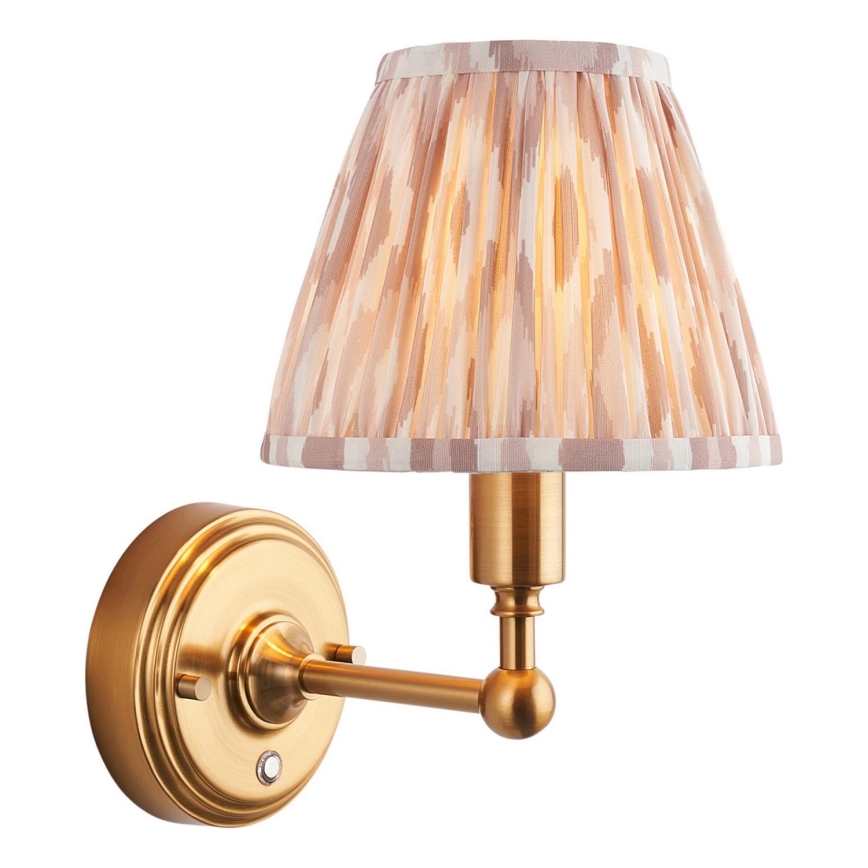 Endon 114831 - Candeeiro de parede LED com regulação BURLEY LED/1,5W/5V latão/bege
