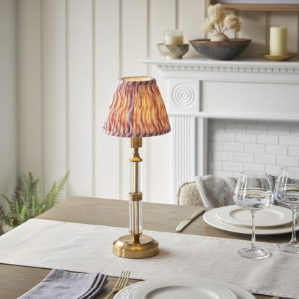 Endon 114842 - Candeeiro de mesa LED com regulação MORTON LED/1,5W/5V 3600 mAh latão/rosa