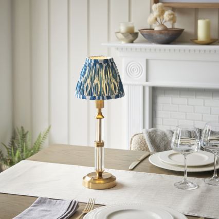 Endon 114846 - Candeeiro de mesa LED com regulação MORTON LED/1,5W/5V 3600 mAh latão/azul