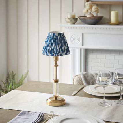 Endon 114846 - Candeeiro de mesa LED com regulação MORTON LED/1,5W/5V 3600 mAh latão/azul