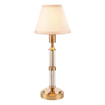 Endon 114849 - Candeeiro de mesa LED com regulação MORTON LED/1,5W/5V 3600 mAh latão/bege