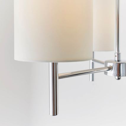 Endon 56642 - Candeeiro suspenso BRIO 3xE14/40W/230V cromado brilhante/branco