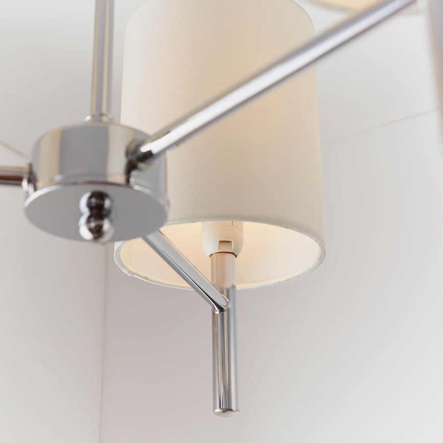 Endon 56642 - Candeeiro suspenso BRIO 3xE14/40W/230V cromado brilhante/branco