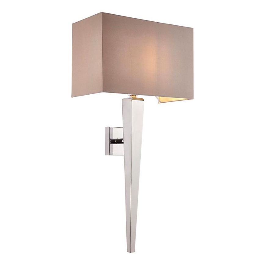 Endon 56706 - Aplique de parede MORETO 1xE14/7W/230V cromado brilhante/cinzento