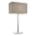 Endon 56707 - Candeeiro de mesa MORETO 1xE27/60W/230V cromado brilhante/cinzento