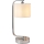 Endon 57917 - Lâmpada de mesa regulável CANNING 1xE14/40W/230V cromado brilhante/branco