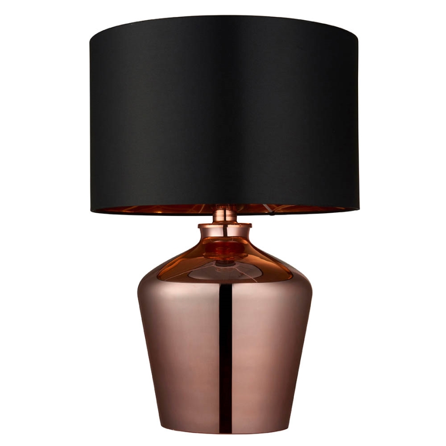 Endon 61149 - Candeeiro de mesa WALDORF 1xE27/10W/230V cobre/preto