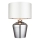 Endon 61198 - Candeeiro de mesa WALDORF 1xE27/10W/230V cromado brilhante/branco