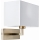 Endon 61604 - Iluminação de parede PICCOLO 1xE27/10W/230V branco/cromado mate