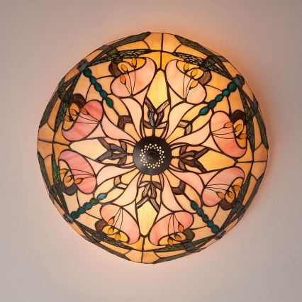Endon 63922 - Iluminação de teto ASHTON 2xE27/60W/230V diâmetro 45 cm