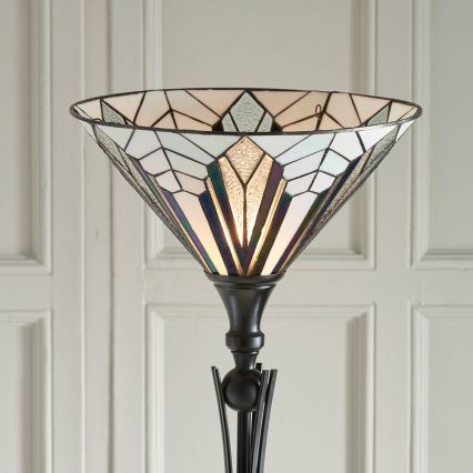 Endon 63933 - Candeeiro de chão ASTORIA 1xE27/60W/230V diâmetro 40 cm
