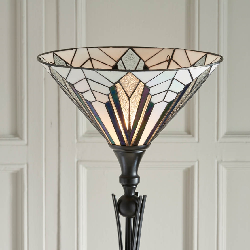 Endon 63933 - Candeeiro de chão ASTORIA 1xE27/60W/230V diâmetro 40 cm
