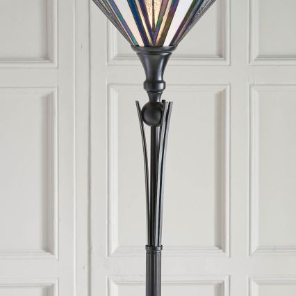 Endon 63933 - Candeeiro de chão ASTORIA 1xE27/60W/230V diâmetro 40 cm