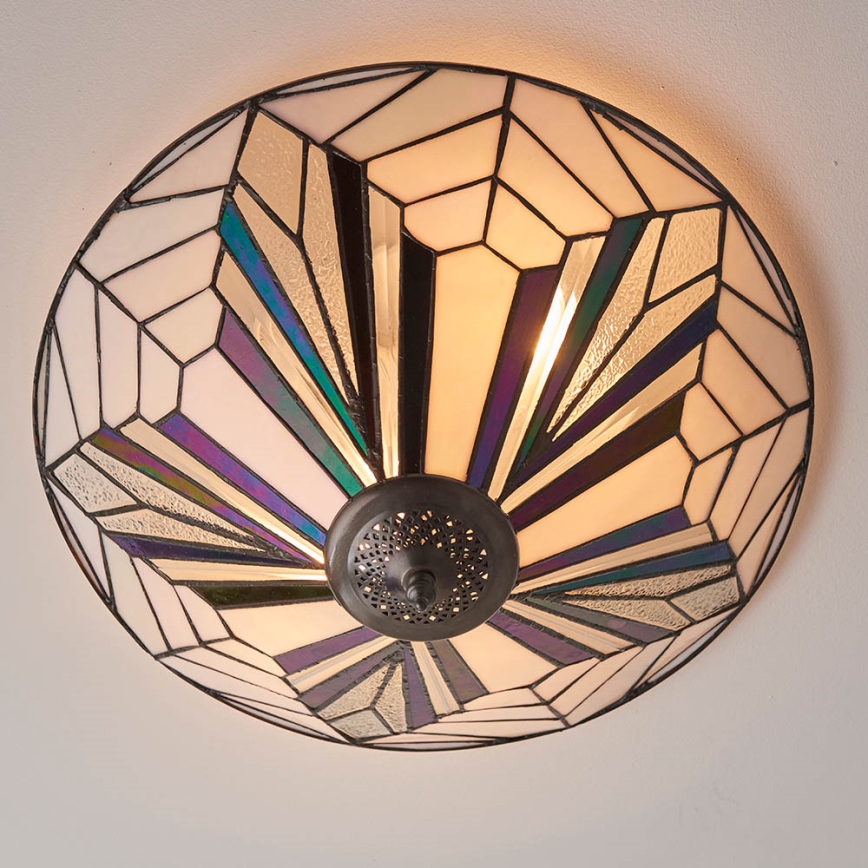 Endon 63935 - Iluminação de teto ASTORIA 2xE27/60W/230V diâmetro 48 cm