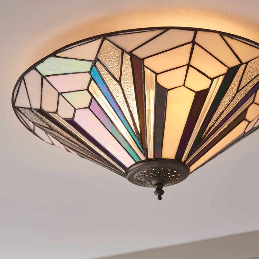 Endon 63935 - Iluminação de teto ASTORIA 2xE27/60W/230V diâmetro 48 cm
