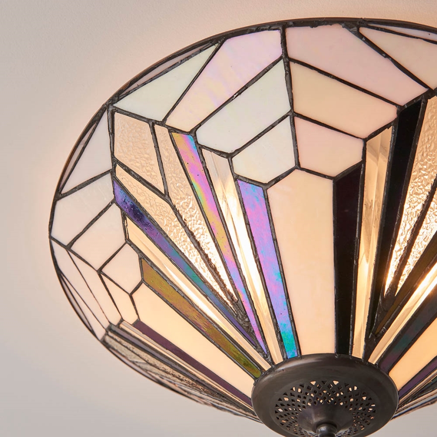 Endon 63935 - Iluminação de teto ASTORIA 2xE27/60W/230V diâmetro 48 cm