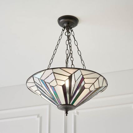 Endon 63936 - Candeeiro suspenso ASTORIA 3xE27/60W/230V diâmetro 48 cm